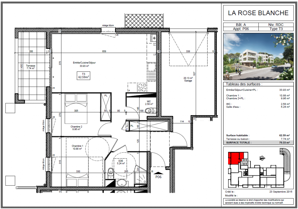 LA ROSE BLANCHE PLAN I